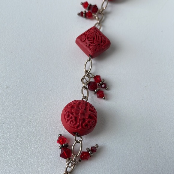Gorgeous red motif bracelet - Picture 6 of 8
